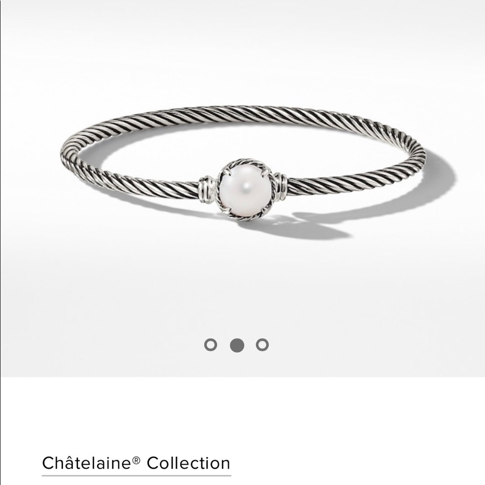 David Yurman pearl cable bracelet!